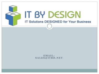 Web development and design service with itbd.net