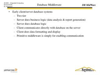 Database Middleware