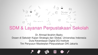 SDM &amp;  Layanan Perpustakaan Sekolah