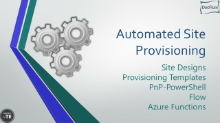 Automated Site Provisioning