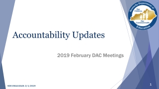 Accountability Updates