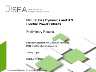 National Association of Clean Air Agencies 2012 Fall Membership Meeting Jeffrey Logan