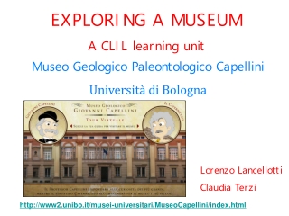 EXPLORING A MUSEUM A CLIL learning unit