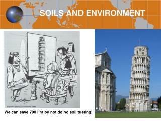 SOILS AND ENVIRONMENT