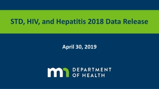 STD, HIV, and Hepatitis 2018 Data Release