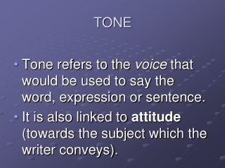 TONE