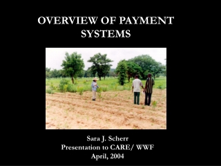 OVERVIEW OF PAYMENT  SYSTEMS