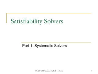 Satisfiability Solvers