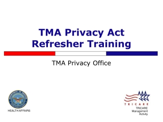 TMA Privacy Act  Refresher Training