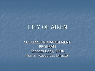 CITY OF AIKEN