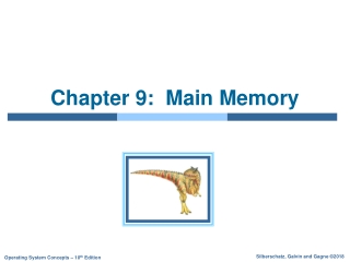 Chapter 9:  Main Memory