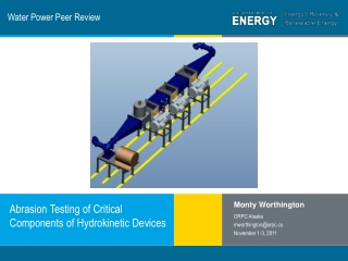 Water Power Peer Review