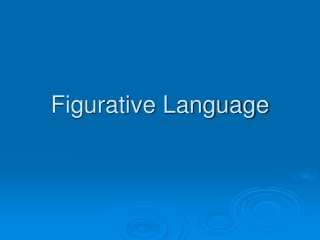 Figurative Language