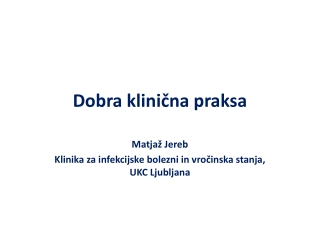 Dobra klinična praksa