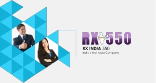 RX INDIA  550 India’s No1 MLM Company