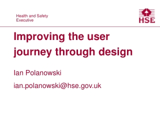 Improving the user journey through design