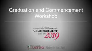 Graduation and Commencement Workshop