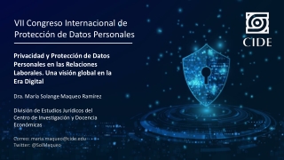 VII Congreso Internacional de Protección de Datos Personales
