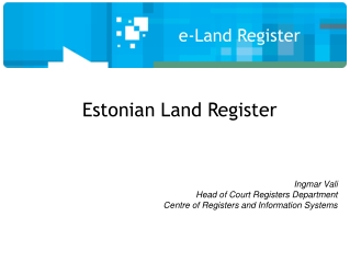 e-Land Register