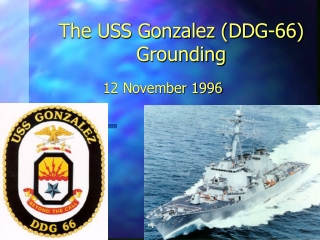 The USS Gonzalez (DDG-66) Grounding