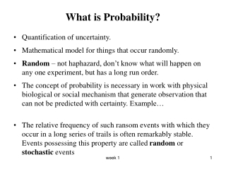 What is Probability?