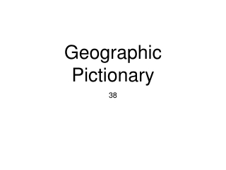 Geographic Pictionary