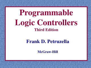 Programmable  Logic Controllers Third Edition