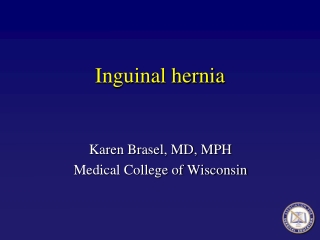 Inguinal hernia