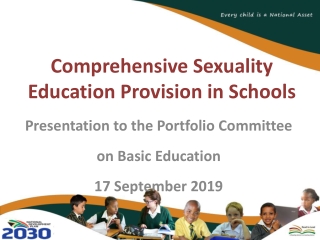 Comprehensive Sexuality Education Provision in Schools