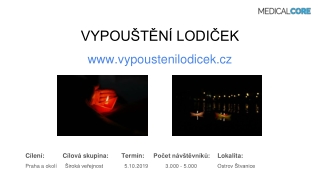 VYPOUŠTĚNÍ LODIČEK