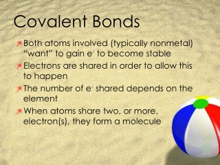 Covalent Bonds