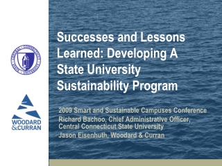 Successes and Lessons Learned: Developing A State University Sustainability Program