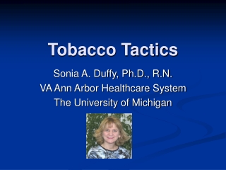 Tobacco Tactics