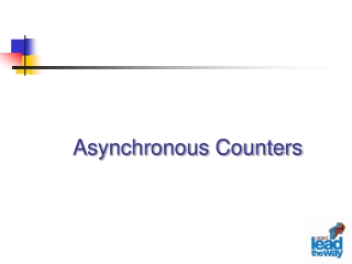 Asynchronous Counters