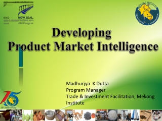 Developing  Product Market Intelligence
