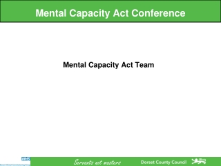 Mental Capacity Act Conference