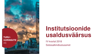 Institutsioonide usaldusväärsus