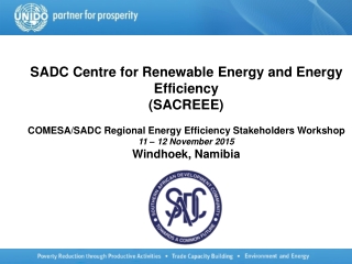 SADC Centre for Renewable Energy and Energy Efficiency (SACREEE)