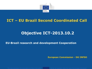 ICT – EU Brazil Second Coordinated Call