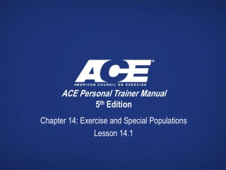 ACE Personal Trainer Manual  5 th  Edition