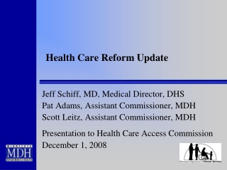 Health Care Reform Update