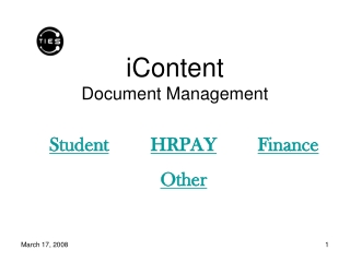 iContent Document Management