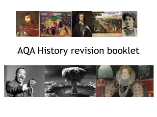 AQA History revision  booklet