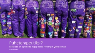 Puheterapeutiksi ?