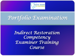 Portfolio Examination