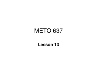 METO 637