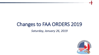 Changes to FAA ORDERS 2019