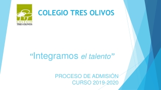 PROCESO  DE  ADMISIÓN CURSO 2019-2020