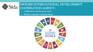 SWEDISH INTERNATIONAL DEVELOPMENT COOPERATION AGENCY :