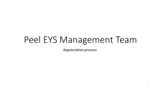 Peel EYS Management Team